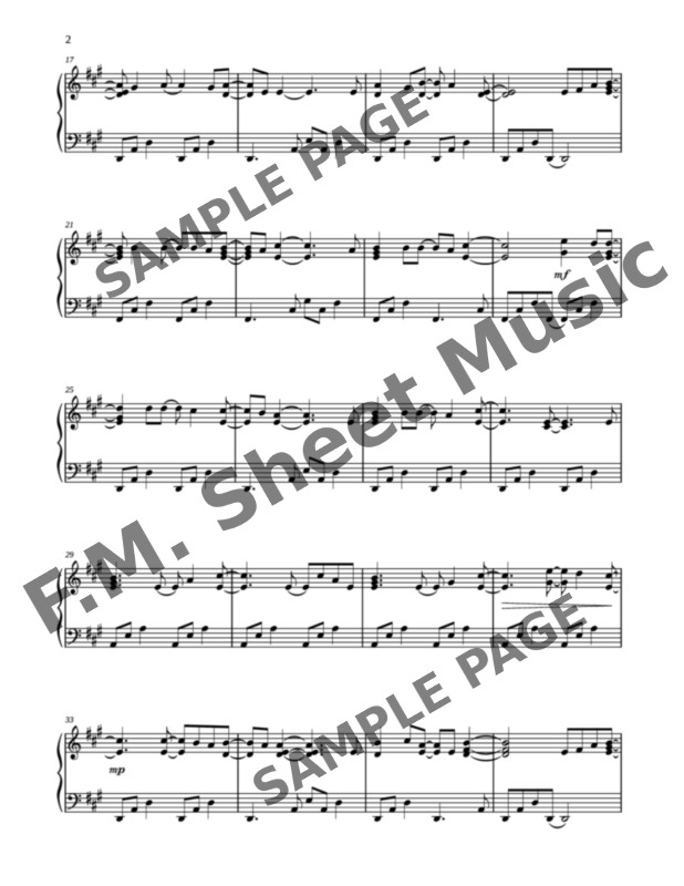 Sailing (Intermediate Piano) By Christopher Cross F.M. Sheet Music